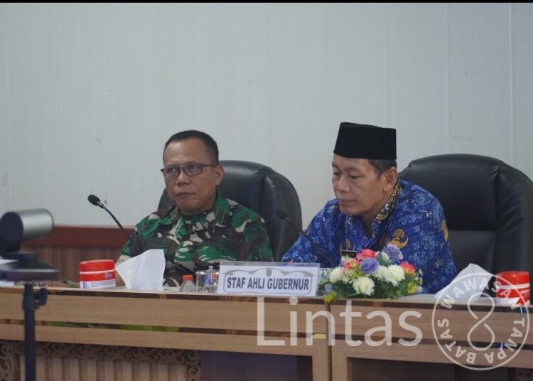 Kodam XXII/Tambun Bungai Ikuti Rakor Pengendalian Inflasi