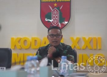 Aspers Kasdam XXII/TB Pimpin Rakor Penerimaan Caba dan Cata Reguler serta Khusus Suku Dayak TA 2027
