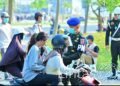 Tiga Hari Turun Ke Jalan! Kodam XIV/Hasanuddin Bagikan 150.000 Masker Lindungi Masyarakat dari Dampak Karhutla