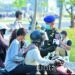 Tiga Hari Turun Ke Jalan! Kodam XIV/Hasanuddin Bagikan 150.000 Masker Lindungi Masyarakat dari Dampak Karhutla
