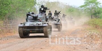 Pangdam XIV/Hsn Turun Langsung Kemudikan Kendaraan Tempur, Pastikan Kesiapan Tempur Yonkav 10/Mendagiri