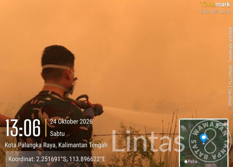 PANGDAM XXII/TB KERAHKAN SATGAS KARHUTLA, TAK KENAL LELAH PADAMKAN TITIK API DI JL. MERDEKA 1