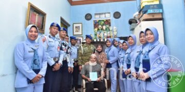 Anjangsana Penuh Makna, Satpomau Lanud Halim Perdanakusuma Pererat Silaturahmi Sambut HUT ke-80 Pomau