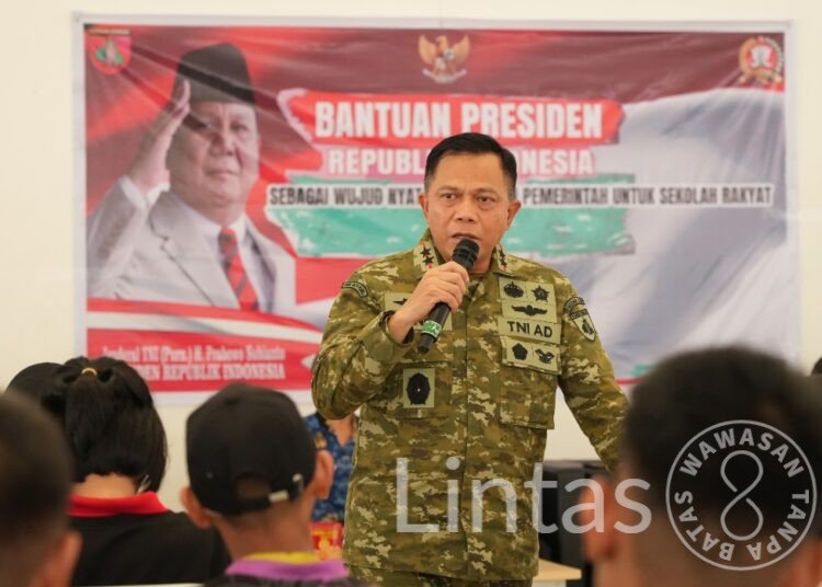 Pangdam XXII/TB berikan motivasi Siswa Sekolah Rakyat Terintegrasi 1 Palangkaraya